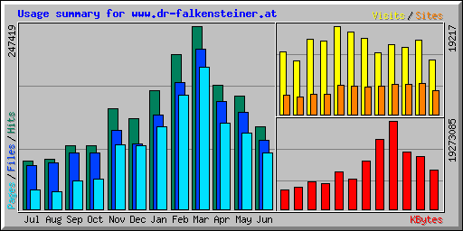 Usage summary for www.dr-falkensteiner.at